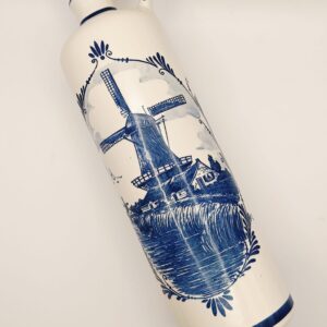 Bottiglia Porcellana Olandese Delft Blue Vintage