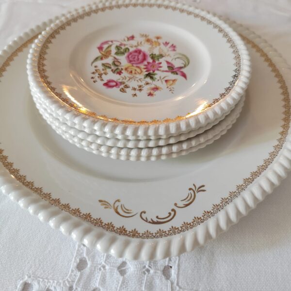 Set Piatti da Dessert Vintage Luneville Badonviller France - immagine 10