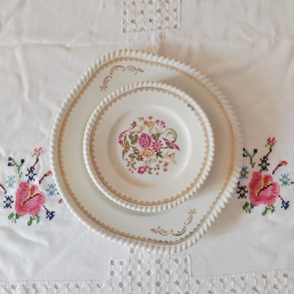 Set Piatti da Dessert Vintage Luneville Badonviller France - immagine 7