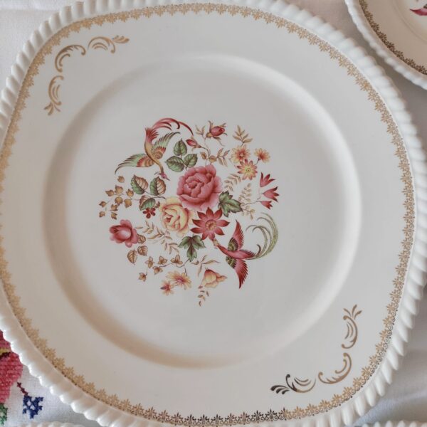 Set Piatti da Dessert Vintage Luneville Badonviller France - immagine 5
