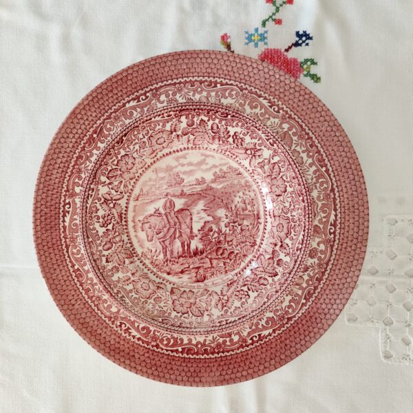 Staffordshire English Ironstone-Set Piatti Vintage da Dessert - immagine 11