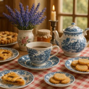 Tazza con Piattino Vintage Grindley English Country Inns