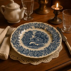 Booths British Scenery-Piatto da Collezione Vintage