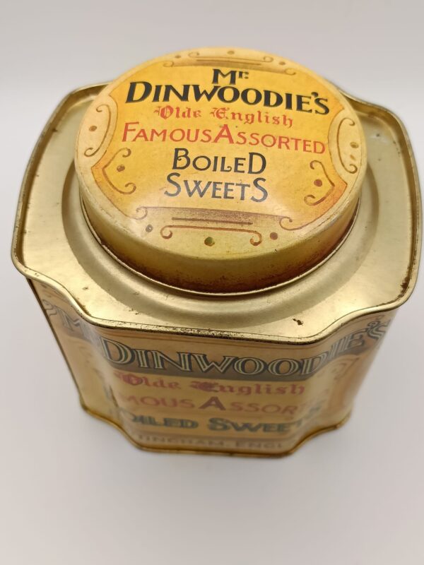 Barattolo di latta vintage Mr. Dinwoodie's - immagine 4