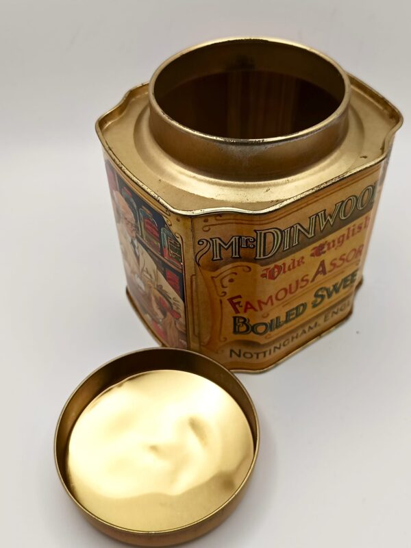 Barattolo di latta vintage Mr. Dinwoodie's - immagine 7