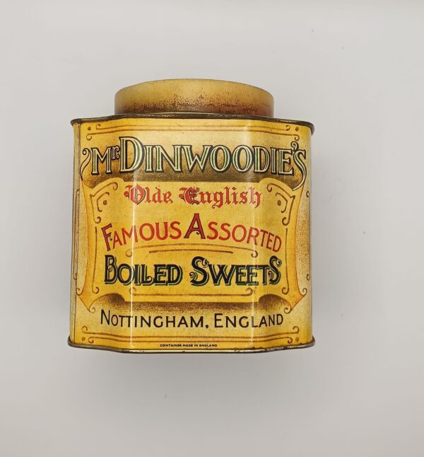 Barattolo di latta vintage Mr. Dinwoodie's - immagine 9