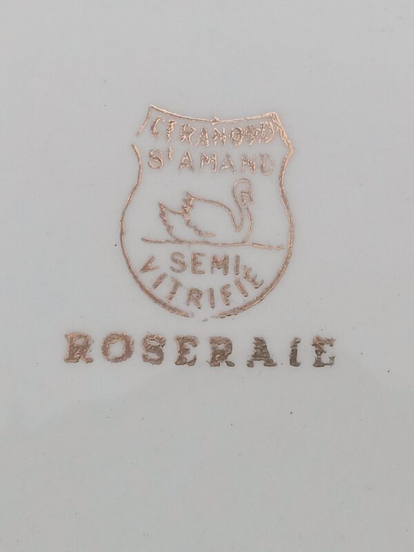 Piatto da Portata Vintage Ceranord St. Amand Roseraie - immagine 7