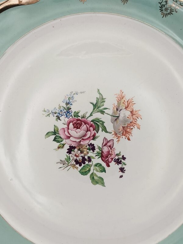 Piatto da Portata Vintage Ceranord St. Amand Roseraie - immagine 4
