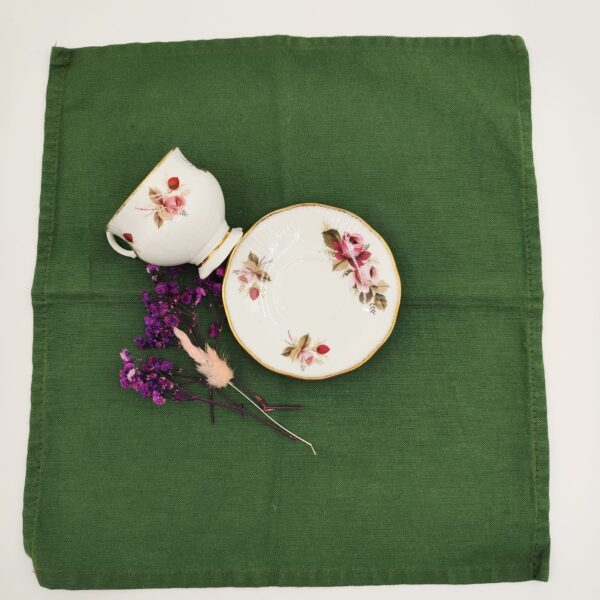 Tazza con Piattino Vintage Clare England - immagine 4