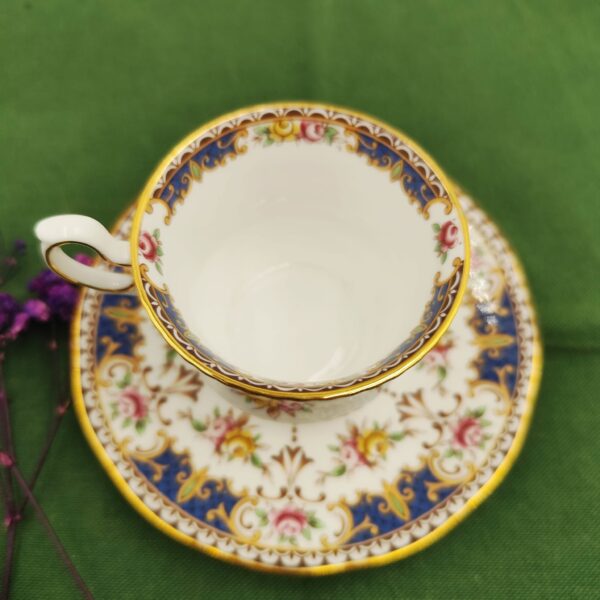 Tazza e Piattino Vintage Queen's China Staffordshire - immagine 11
