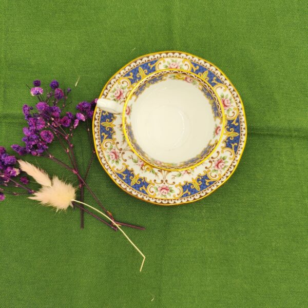 Tazza e Piattino Vintage Queen's China Staffordshire - immagine 7