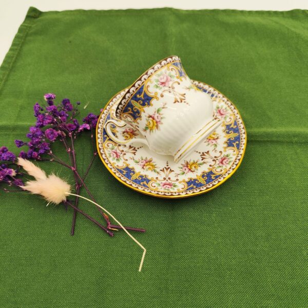 Tazza e Piattino Vintage Queen's China Staffordshire - immagine 5