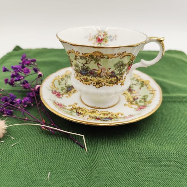 Tazza e Piattino Vintage Paragon Chippendale - immagine 4