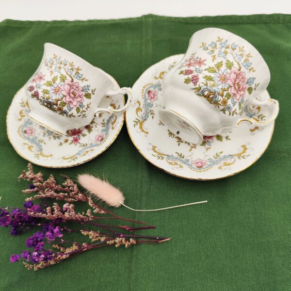 Coppia Tazze Vintage Lui Lei Royal Standard - immagine 12