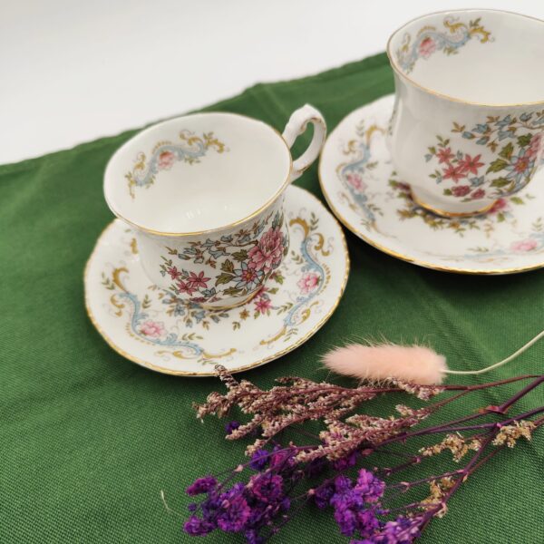 Coppia Tazze Vintage Lui Lei Royal Standard - immagine 11