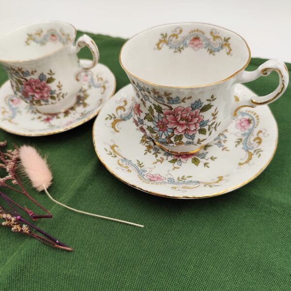 Coppia Tazze Vintage Lui Lei Royal Standard - immagine 10