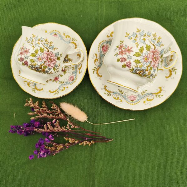 Coppia Tazze Vintage Lui Lei Royal Standard - immagine 2