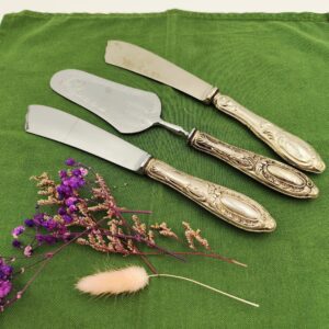 Trio Posate Dessert Vintage