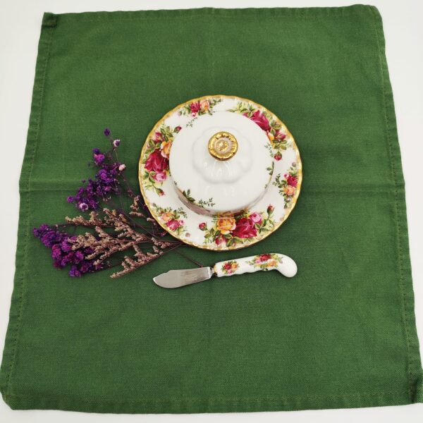 Vintage Royal Albert Old Country Roses Portaburro Spalmaburro - immagine 12