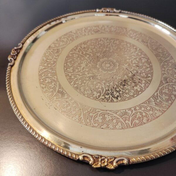Vassoio in Ottone Vintage-Servire con Classe - immagine 5
