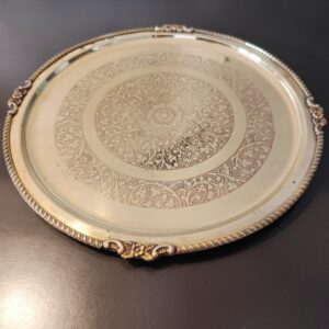 Vassoio in Ottone Vintage-Servire con Classe