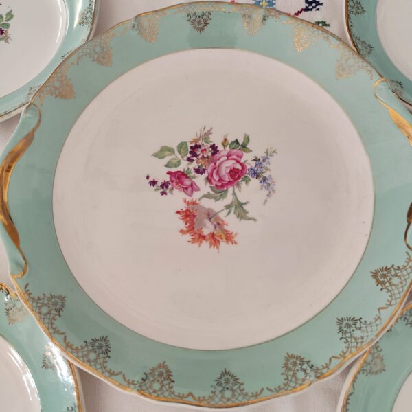Set Piatti da Dessert Vintage Ceranord St. Amand Roseraie - immagine 9
