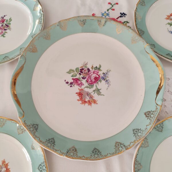 Set Piatti da Dessert Vintage Ceranord St. Amand Roseraie - immagine 7