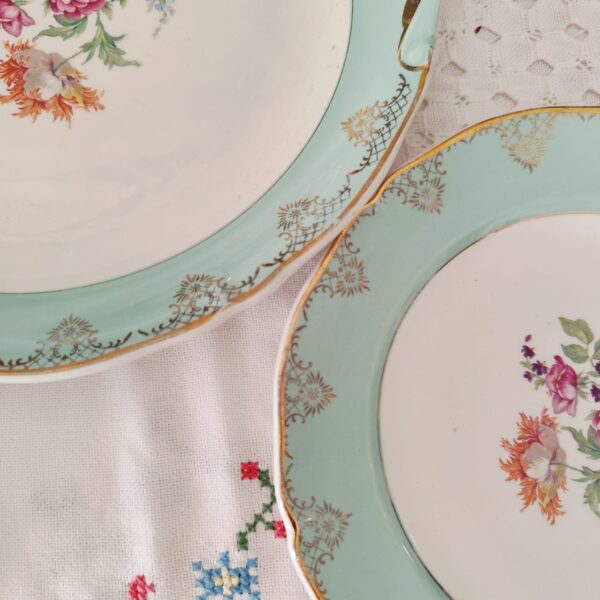 Set Piatti da Dessert Vintage Ceranord St. Amand Roseraie - immagine 6