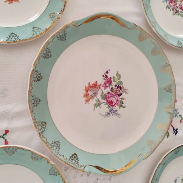 Set Piatti da Dessert Vintage Ceranord St. Amand Roseraie - immagine 5