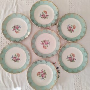 Ceranord St. Amand Roseraie-Set Piatti da Dessert Vintage