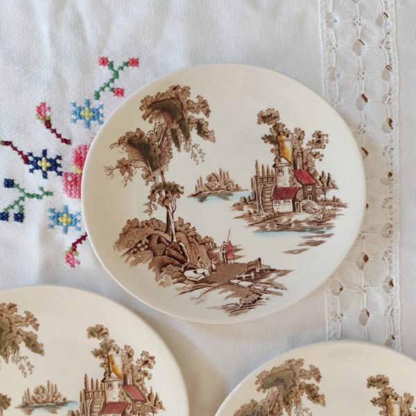 Piatti Dessert Vintage The Old Mill-Johnson Bros-England - immagine 5
