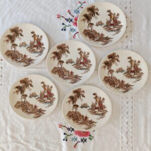 Piatti Dessert Vintage The Old Mill-Johnson Bros-England