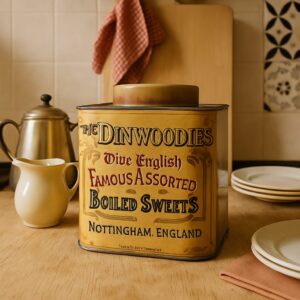 Barattolo Latta Vintage Mr. Dinwoodie's-Collezionismo