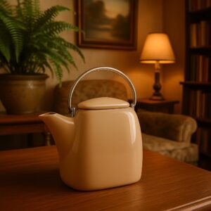 Teiera Vintage Guy Degrenne Sathè-Porcellana New Bone China
