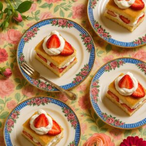 Set Piatti Dessert Vintage Moulin des Loups Hamage Orchies
