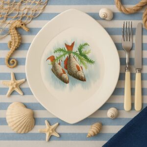 Salins France-Set di Piatti Vintage da Pesce per la Tua Tavola