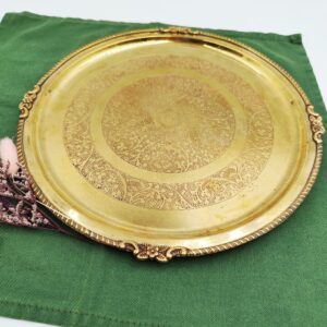 Vassoio in Ottone Vintage-Servire con Classe
