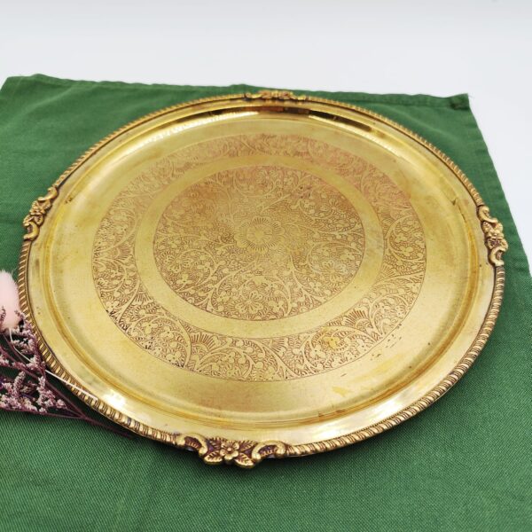 Vassoio in Ottone Vintage-Servire con Classe - immagine 5