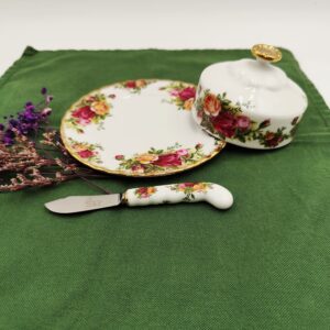 Vintage Royal Albert Old Country Roses Portaburro Spalmaburro