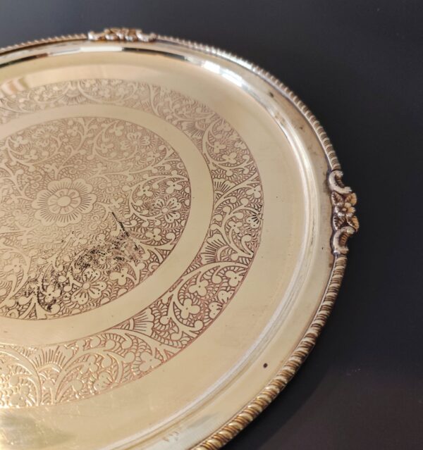 Vassoio in Ottone Vintage-Servire con Classe - immagine 2