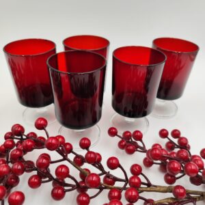 Luminarc France-Set Bicchieri Vintage da Aperitivo Rubino