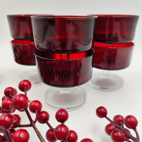 Luminarc France-Set Bicchieri Vintage da Champagne Rubino - immagine 7