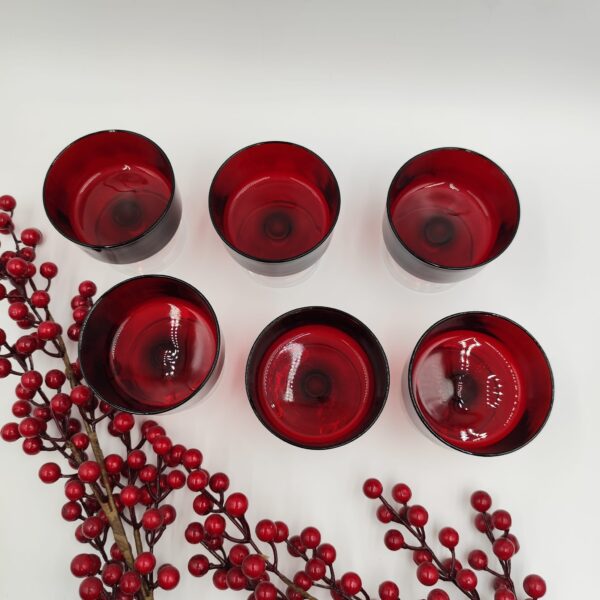 Luminarc France-Set Bicchieri Vintage da Champagne Rubino - immagine 3