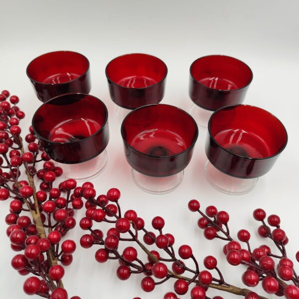 Luminarc France-Set Bicchieri Vintage da Champagne Rubino - immagine 2