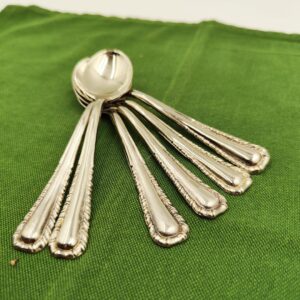 Cucchiaini Vintage con Punzonatura 800-Posate da Collezione