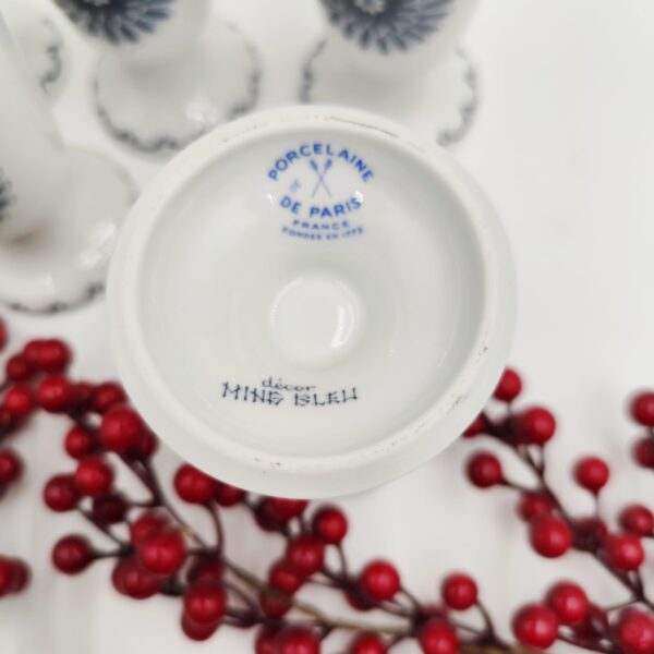 Tazza Vintage Mazagran Ming Bleu-Porcellana Francese - immagine 8