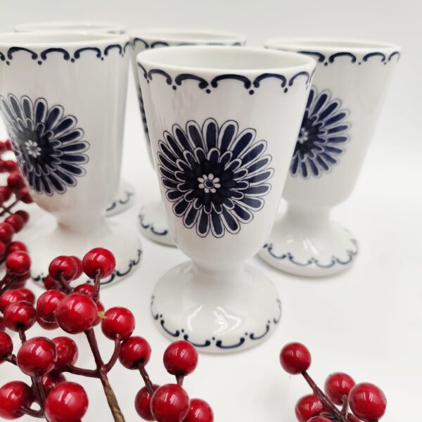 Tazza Vintage Mazagran Ming Bleu-Porcellana Francese - immagine 2