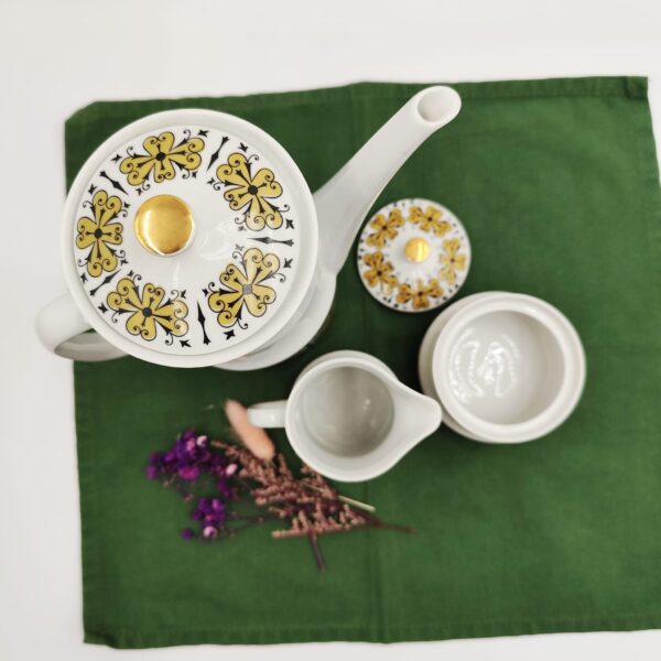 Servizio da caffè vintage porcellana fine Bohemia Cecoslovacchia - immagine 16