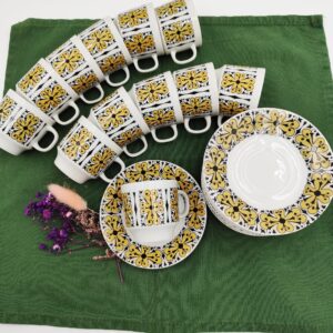 Servizio da caffè vintage porcellana fine Bohemia Cecoslovacchia
