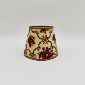 Paralume Vintage Francese in Tessuto-Decorazione classica